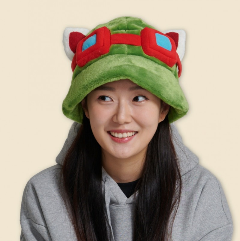 '리그 오브 레전드' 캐릭터 '티모' 모자 굿즈(출처=네이버 스토어 라이엇 굿즈 판매 페이지).