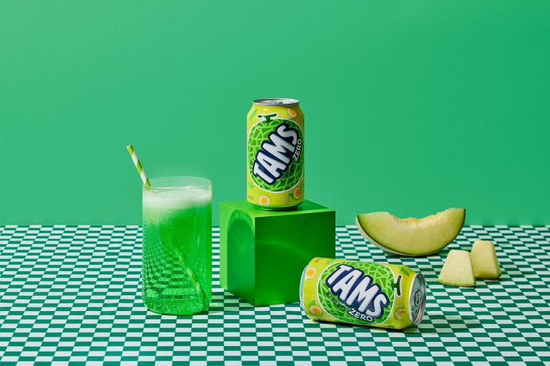 롯데칠성음료, 제로 칼로리 과일향 탄산음료 ‘탐스제로 멜론향’ 출시