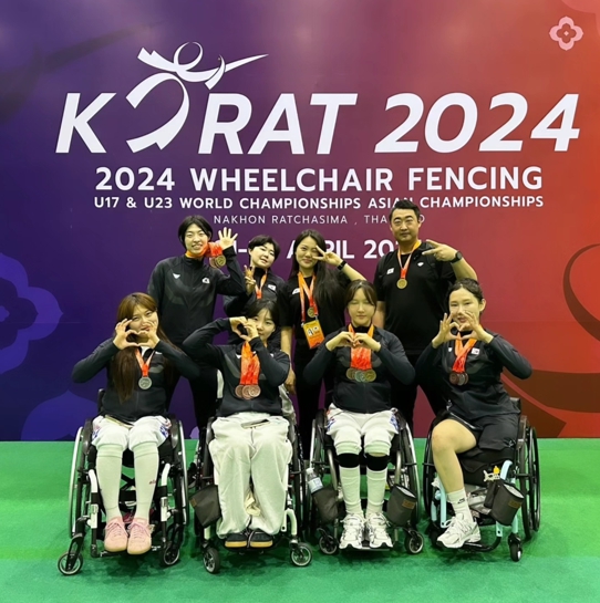 홍성군 휠체어펜싱 간판스타 권효경, 태국서 금빛 활약