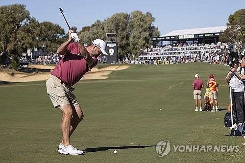 사진=호주 애들레이드에서 치러진 LIV 골프 대회 모습.