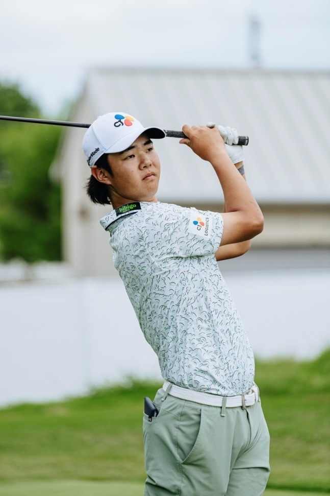 사진=크리스 김의 스윙.