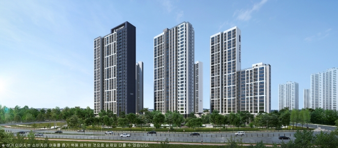 에코시티 더샵 4차 투시도 / 사진=포스코이앤씨 제공