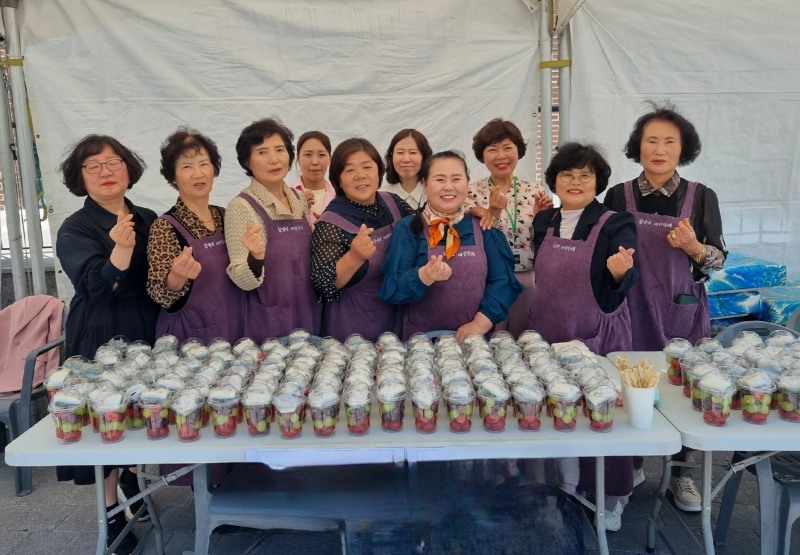 여성단체협의회 플리마켓 / 사진=담양군 제공