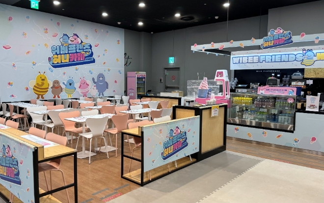 우리은행 위비프렌즈 허니카페 전경 / 사진=우리은행 제공