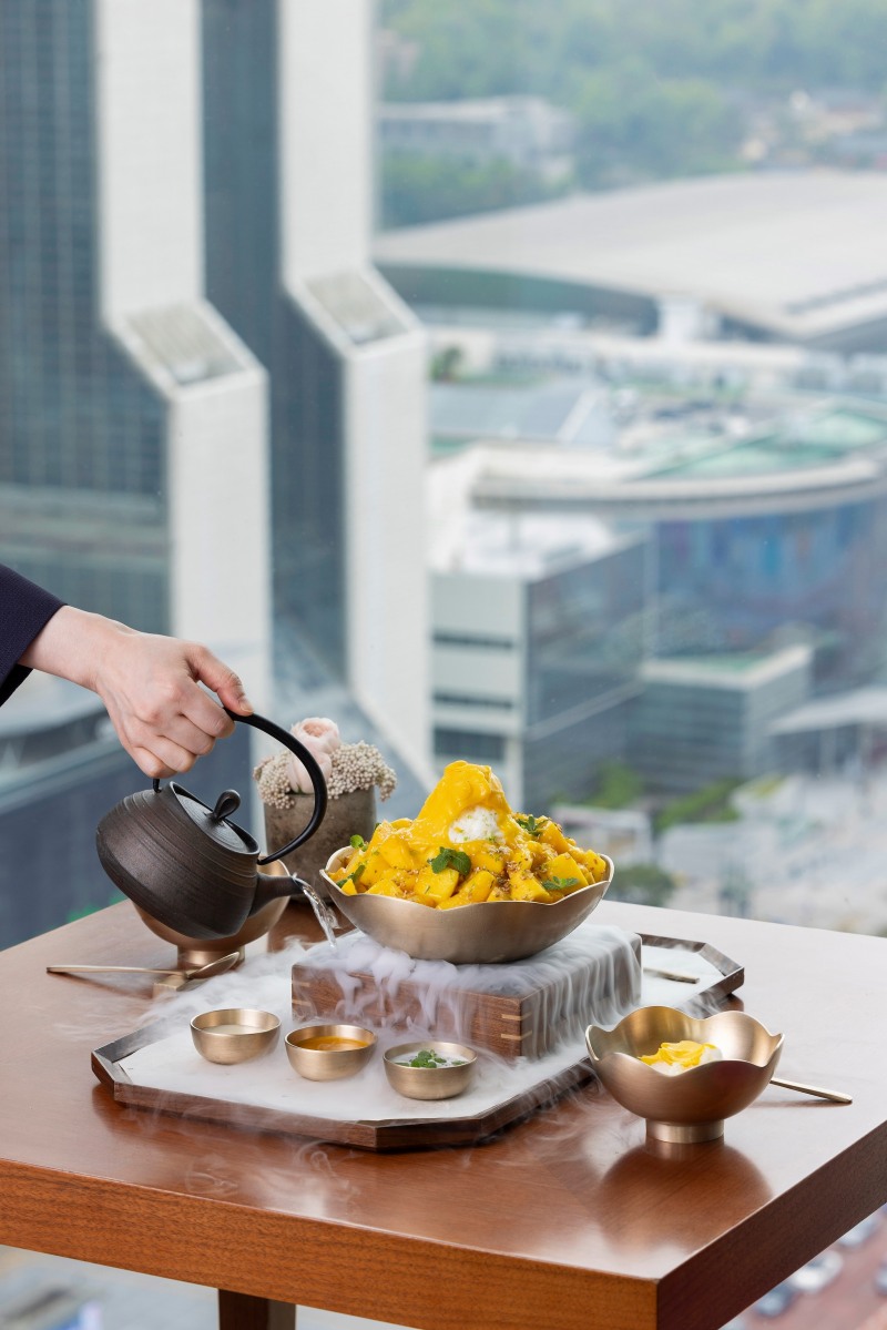 파크 하얏트 서울, 호텔 최고층에서 시원한 도심뷰와 함께 즐기는 빙수 셀렉션