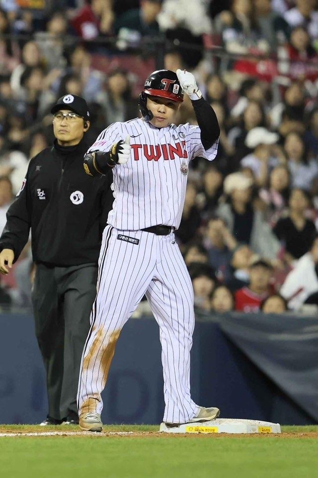 사진=싹쓸이 3루타 친 문성주