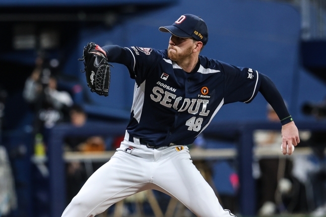 사진=두산 베어스 에이스 브랜든