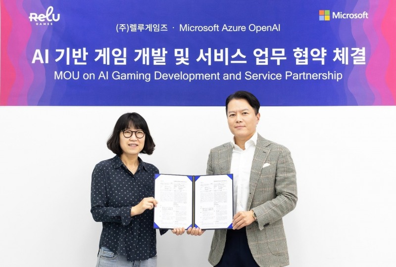 렐루게임즈, 한국MS와 손잡고 AI 활용 추리 게임 만든다