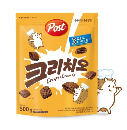 동서식품이 신제품 시리얼 ‘포스트 크리치오’를 출시했다. / 사진=동서식품 제공