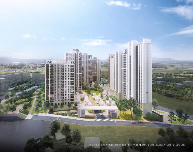 GS건설은 경기도 이천에서 세 번째 자이(Xi) 아파트인 ‘이천자이 더 레브’ 견본주택을 오는 15일 열고 분양에 나선다고 13일 밝혔다. 사진은 ‘이천자이 더 레브’의 투시도. (사진 = GS건설 제공)