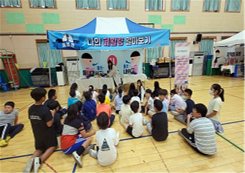 학생 금연캠페인 / 사진=장흥군 제공
