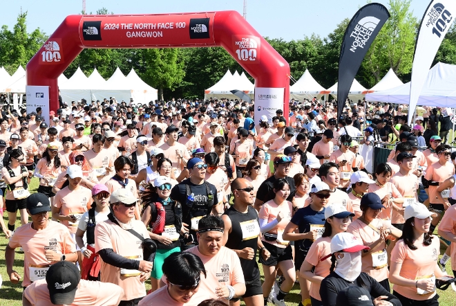 노스페이스 개최 ‘2024 TNF 100 강원’ 성료