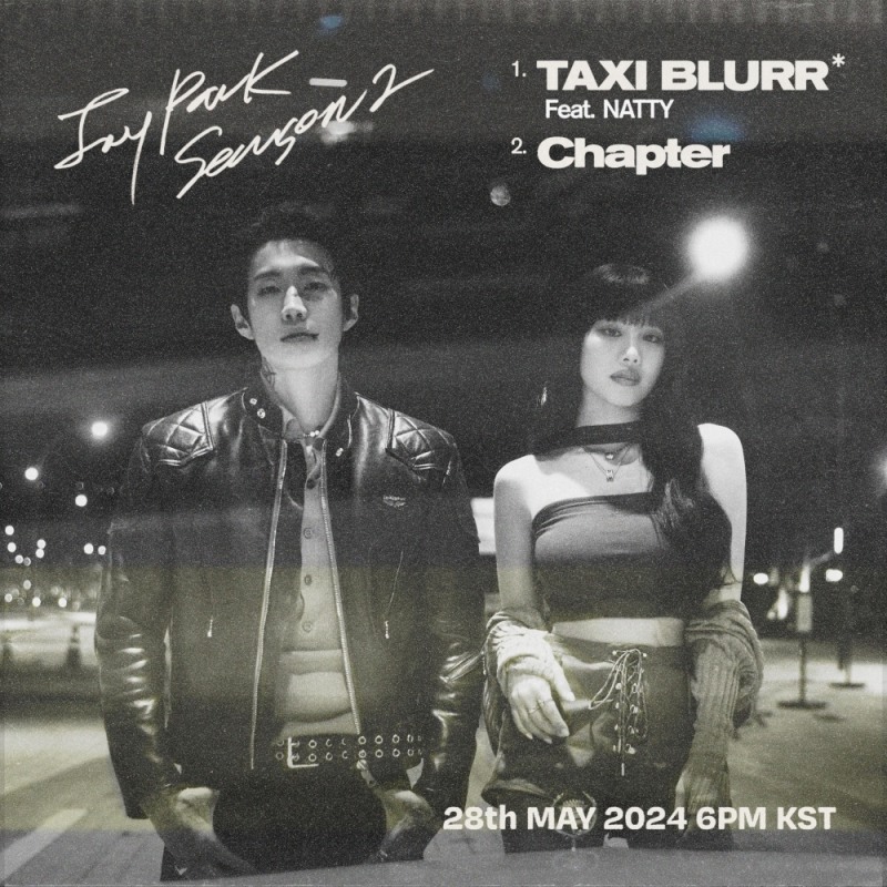 박재범, 새 싱글 'Jay Park Season 2' 트랙리스트 공개…타이틀곡 'TAXI BLURR' 포함 2곡 수록
