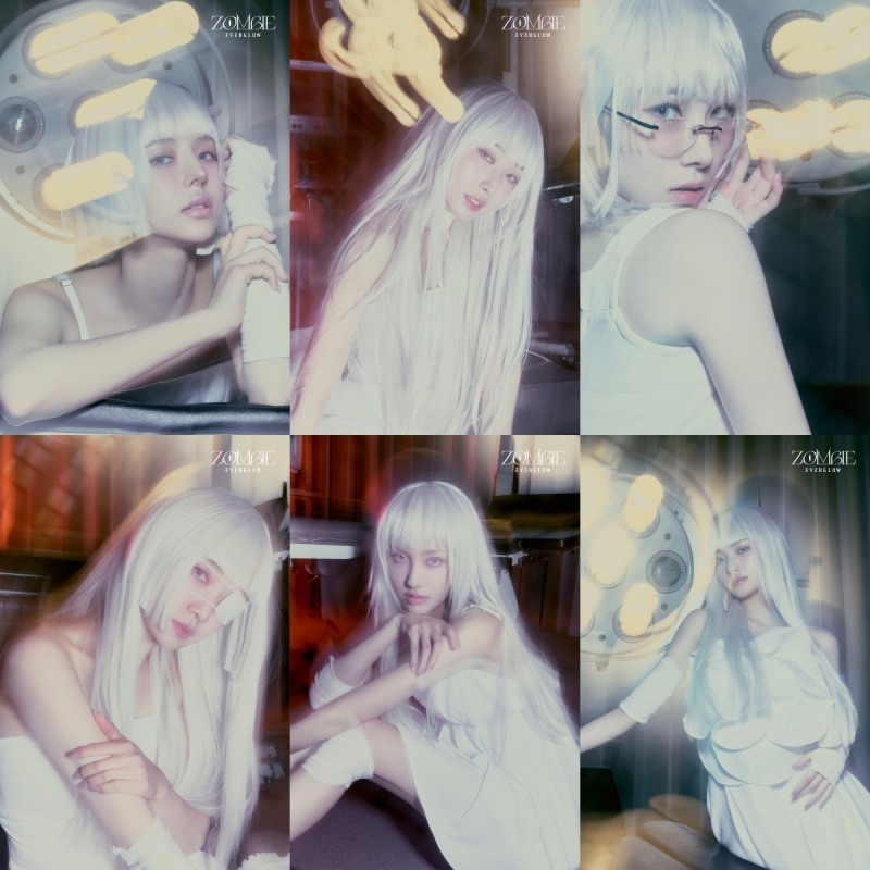 에버글로우, 신보 'ZOMBIE' 첫 콘셉트 포토 공개…백발 헤어로 파격 변신