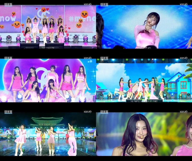 프로미스나인, 경복궁 물들인 핑크빛 러블리 퍼포먼스