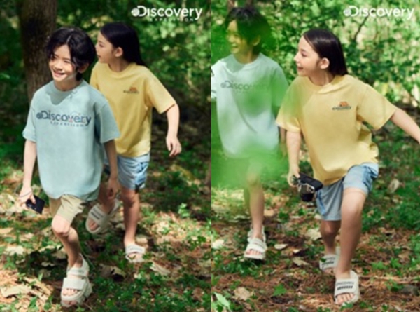 디스커버리 익스페디션 키즈 프레시벤트 반팔 티셔츠 (사진 제공=디스커버리)