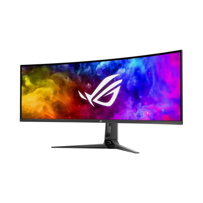 5월 말 오픈 예정인 레드포스 PC 아레나 연신내점에서 PC방 최초로 선보이는 ASUS ROG SWIFT OLED PG49WCD 모니터.