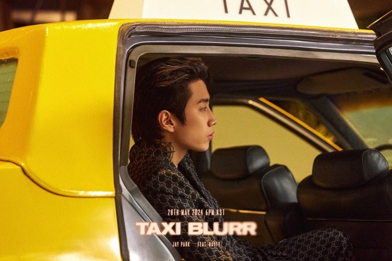 박재범, 신곡 ‘Taxi Blurr’ 선공개 이미지 공개…키스오브라이프 나띠와 치명적 케미 폭발