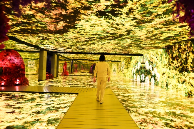 ‘블룸타니카: 자연과 혁신이 만나는 곳’ 전시장 전경 / 사진=제네시스 제공