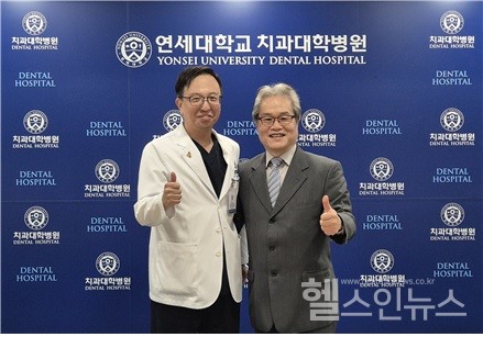 (왼쪽부터)대한치과병원협회정영수회장,의료기관평가인증원오태윤원장