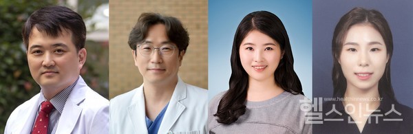 (왼쪽부터)화순전남대학교병원비뇨의학과정승일·황의창·임도경교수,구희모전공의