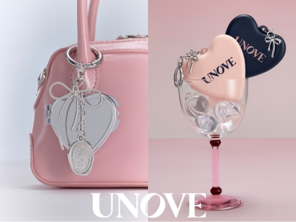 어노브, 신규 굿즈 ‘하트 브러쉬 키링·미러 키링’ 출시