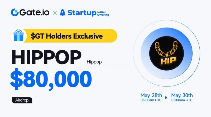HIPPOP, 게이트아이오 스타트업 실시