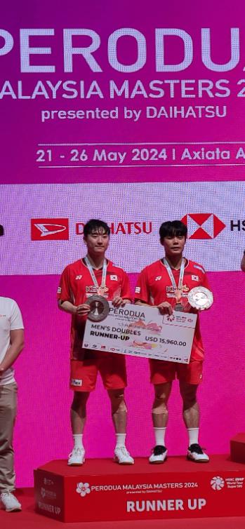 김천시청 배드민턴단 나성승, 말레이시아마스터즈 준우승