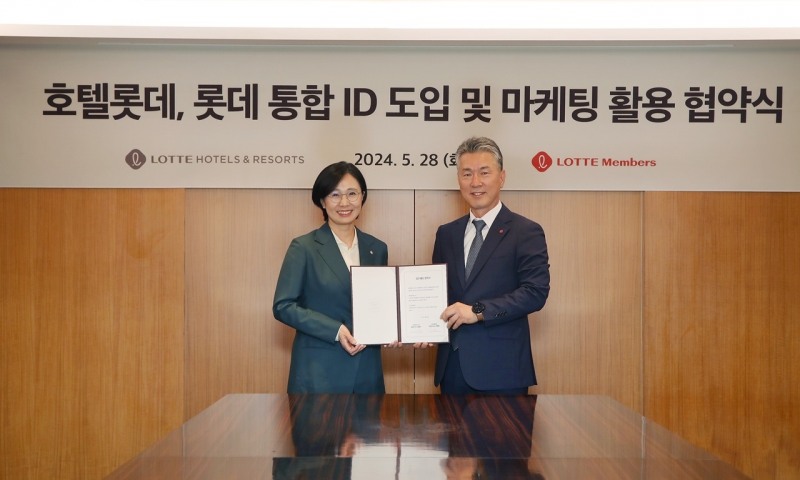 롯데호텔앤리조트, 롯데멤버스와 업무제휴 협약 체결…‘롯데그룹 통합ID 도입 및 마케팅 활용’