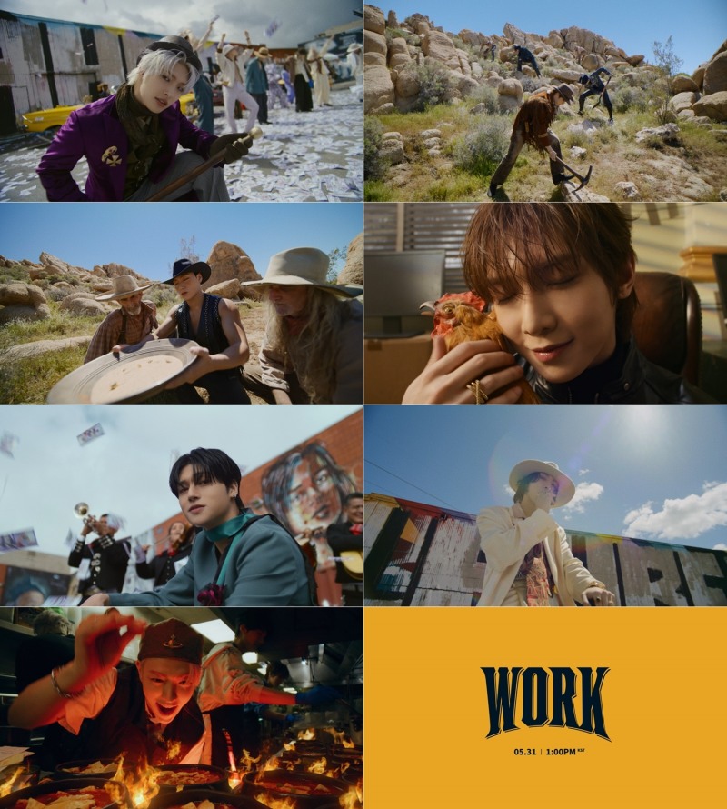 에이티즈, 타이틀곡 ‘워크’ 두 번째 뮤직비디오 티저 공개…강렬 임팩트 선사
