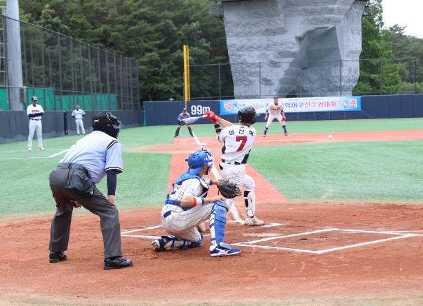 사진=지난해 경주베이스볼파크에서 펼쳐진 제70회 전국 중학야구 선수권대회
