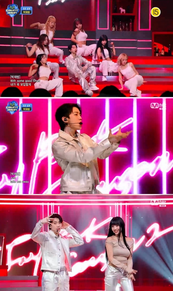 ‘엠카운트다운’ 박재범, ’Taxi Blurr’ 음악방송 최초 공개…역시 ‘힙’ 그 자체