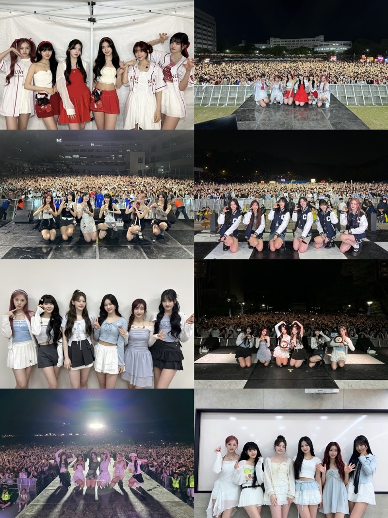 스테이씨, 7월 컴백 앞두고 종횡무진 활약…‘대학 축제→홍콩 워터밤 접수