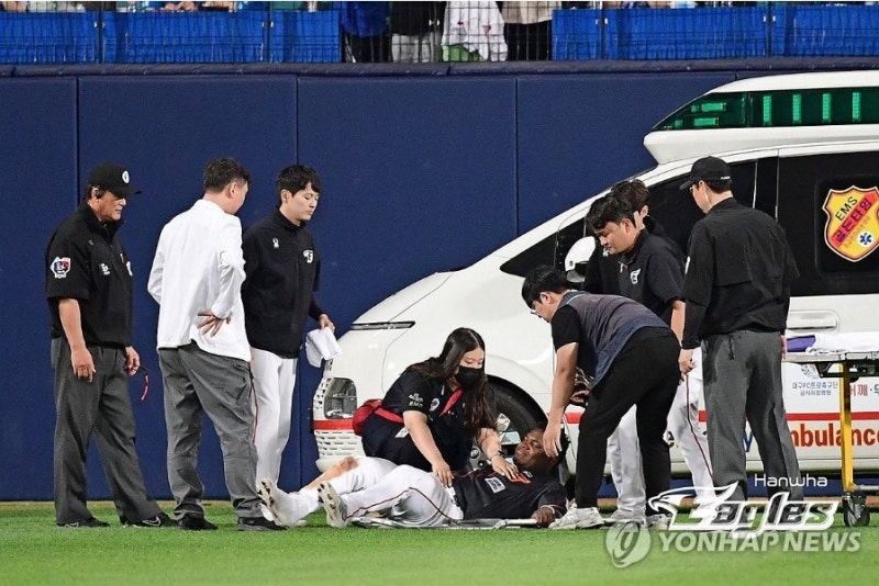 한화 페라자 부상