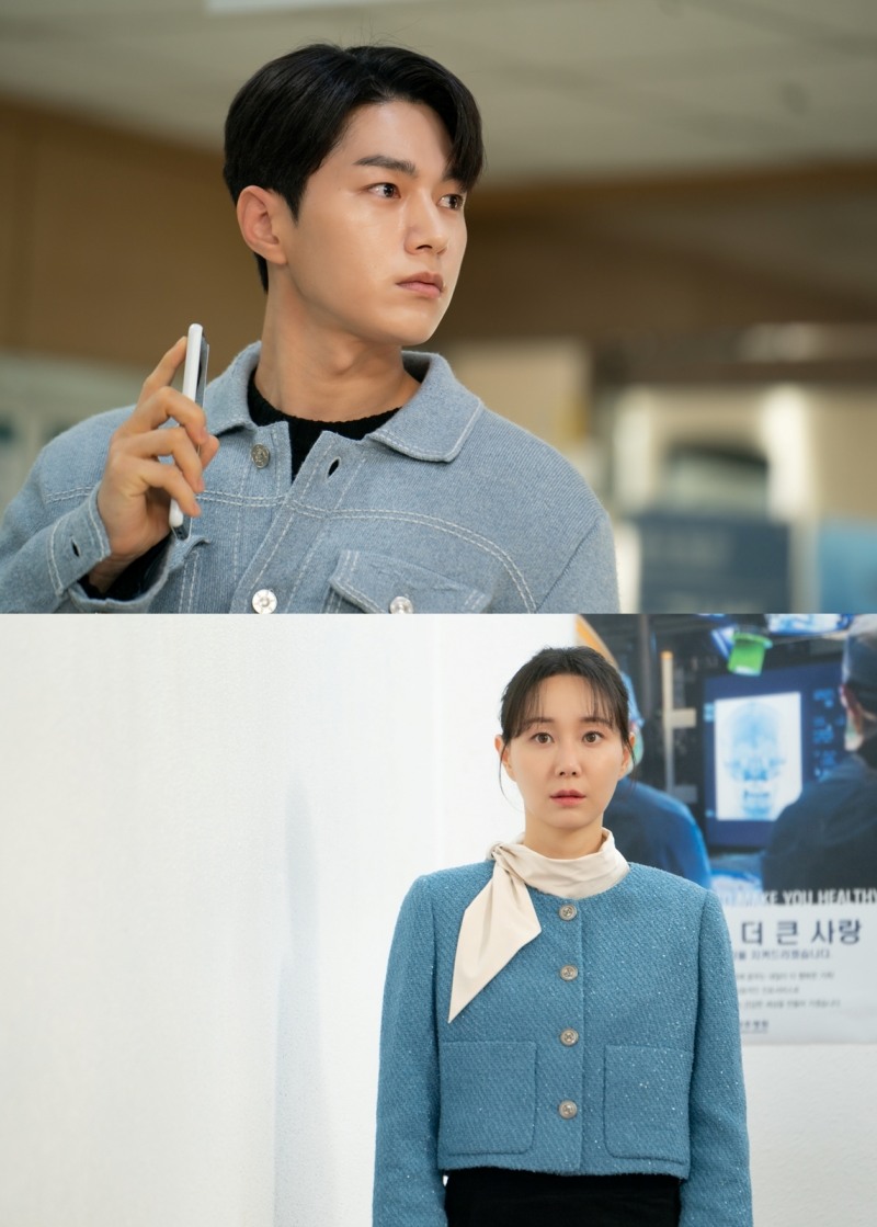 ‘함부로 대해줘’ 김명수X이유영, 무겁게 내려앉은 표정 포착