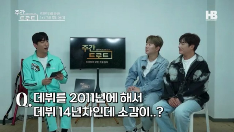 사진=MC 김동찬(좌), 가수 후니용이(우) / 출처=〈주간트로트〉 영상캡처