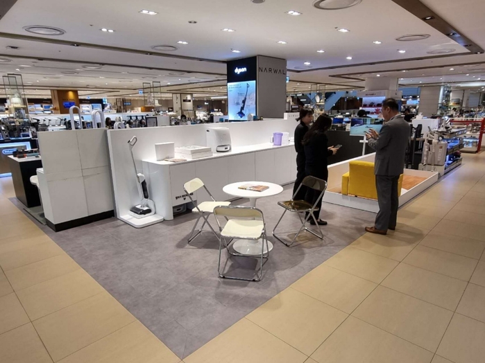 나르왈, 롯데백화점 청량리 점에서 팝업 스토어 진행