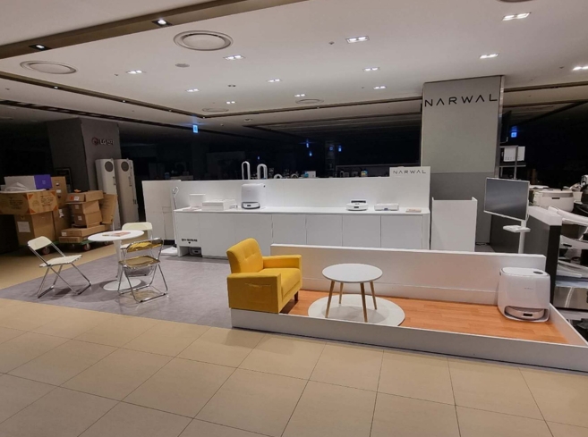 나르왈, 롯데백화점 청량리 점에서 팝업 스토어 진행