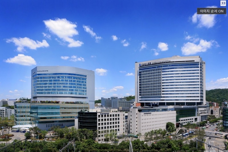 연세대 신촌캠퍼스내 병원 건물 모습.