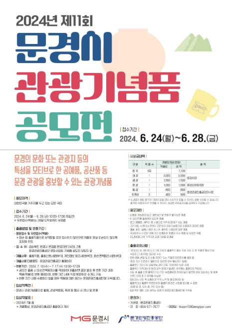 문경시, 제11회 문경 관광기념품 공모전 개최