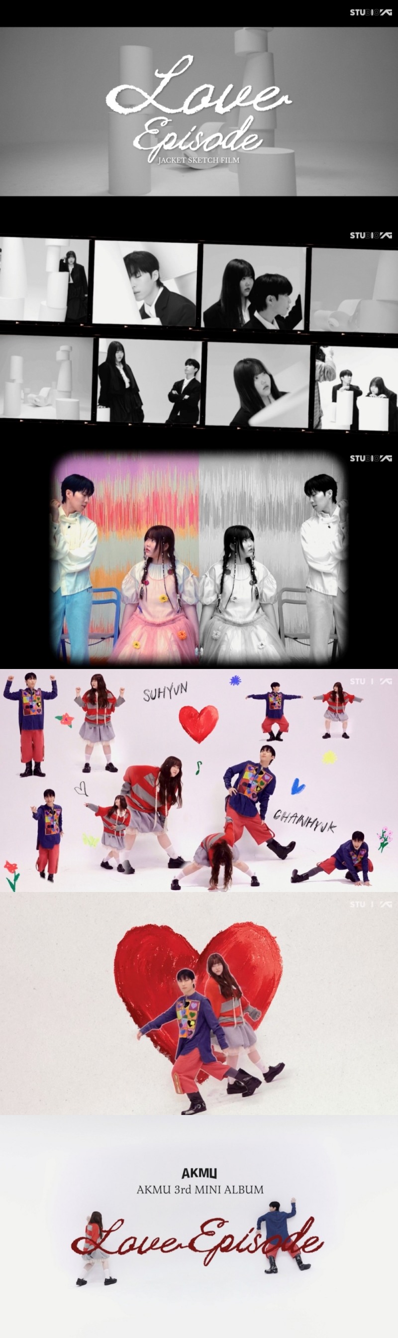 AKMU, 미니 3집 재킷 비하인드 공개…모든 스타일링 완벽 소화