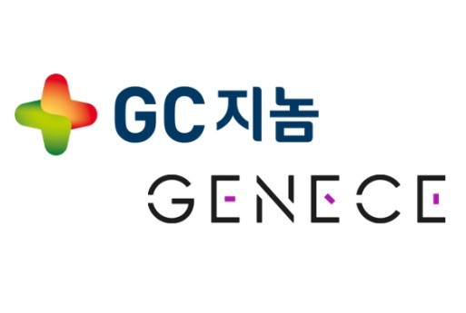 ‘미국임상종양학회(ASCO)2024’에참가한GC지놈과미국관계사인지니스헬스(GeneceHealthInc.)의통합로고