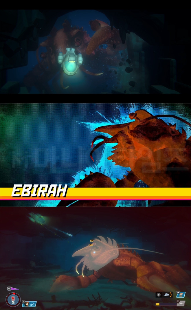 탈라소포비아가 있는 여군과 함께 잠수정을 타고 거대괴수 에비라와 심해에서 싸운다. "DLC가... 무료라고? 넥슨겜 아닌거같은데?" (스팀 페이지에 올라온 '고질라팩'에 대한 리뷰 중 하나)