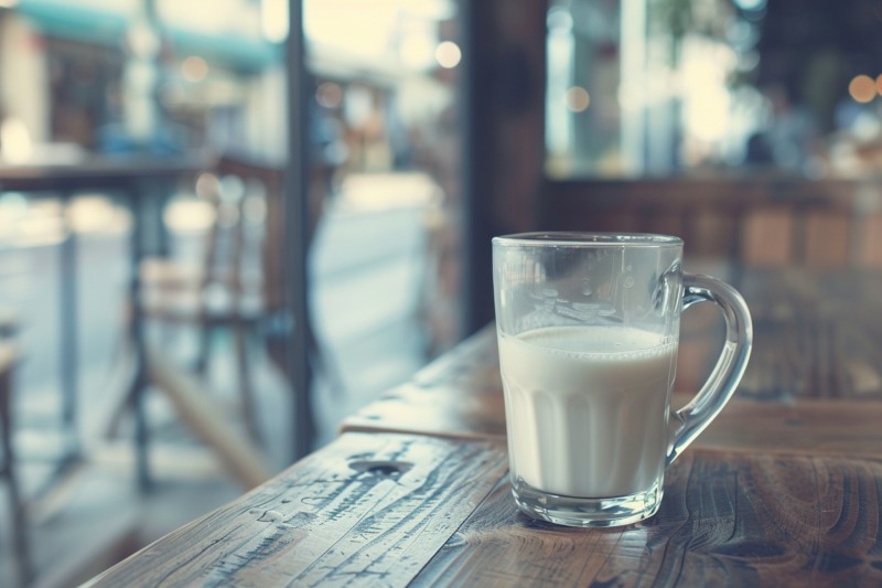 따뜻한 우유 한 잔은 자기 전 긴장을 풀어준다. / 이미지 생성 : 미드저니 (by rido)