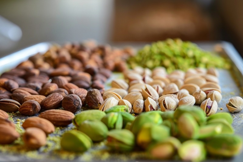 과자 간식대신 견과류를 먹어주면 좋다. / 이미지 생성 : 미드저니 (by rido)