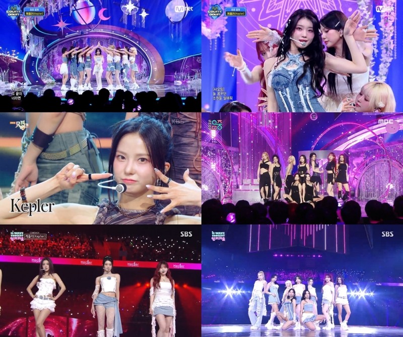 케플러, 정규 1집 컴백 첫 주 활동 성료…완성형 퍼포먼스 정점