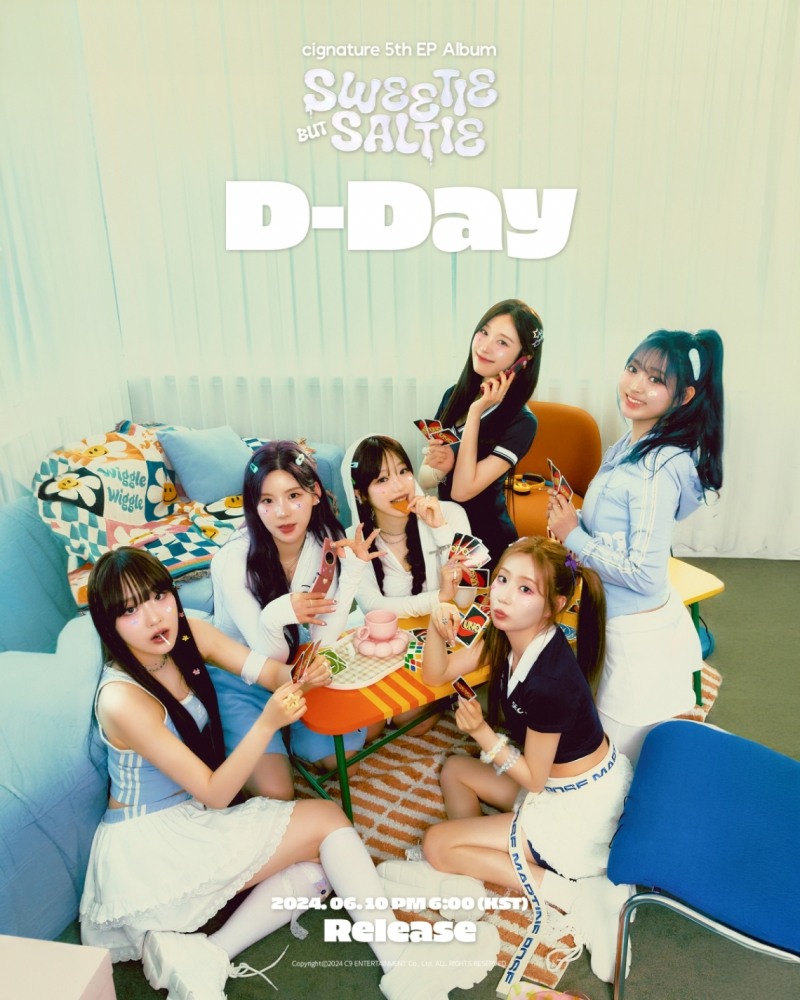 시그니처, 10일 다섯 번째 EP ‘Sweetie but Saltie’ 발매…‘여름 활동 개시’