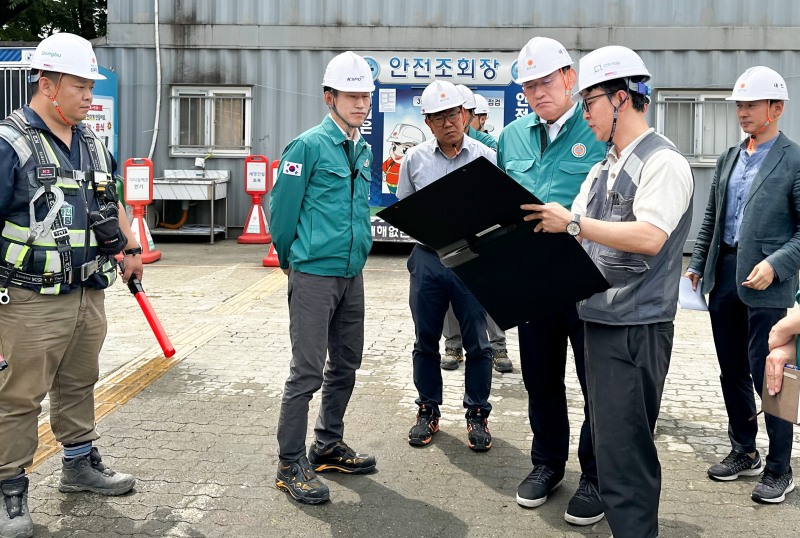 국민체육진흥공단_국립스포츠박물관 건설현장 안전점검 사진