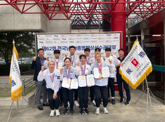 익산시청 펜싱팀, 남녀 단체전 동반 우승