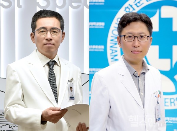 (왼쪽부터)화순전남대병원민정준,권성영교수사진